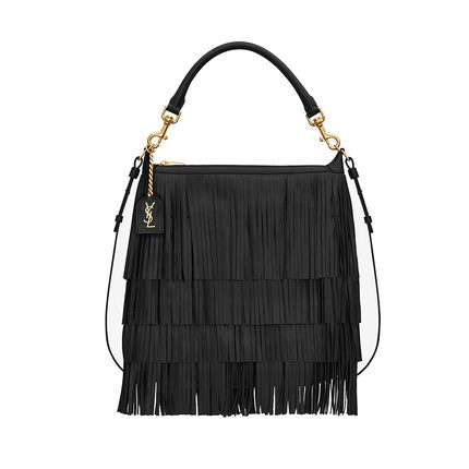 正品直邮YSL/圣罗兰2016新款女包时尚真皮流苏斜挎包 45286646vv