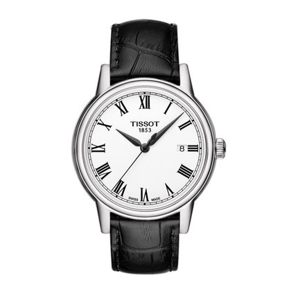 【香港发】瑞士天梭男表TISSOT卡森皮带石英表T085.410.16.013.00
