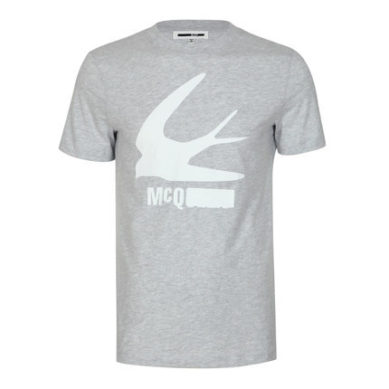 正品McQ Alexander McQueen 16春夏男士燕子短袖T恤 277605 RGR84