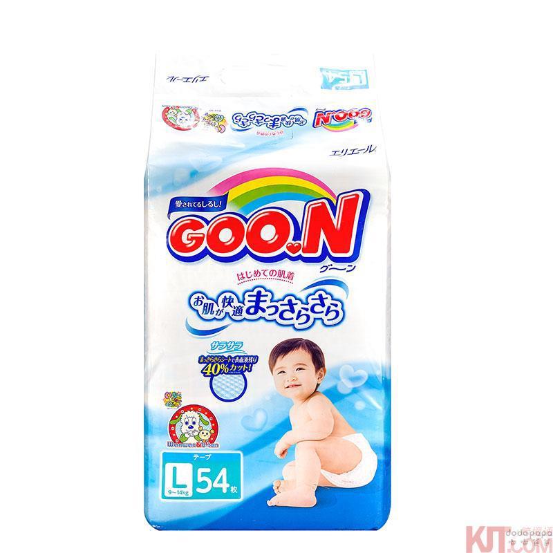 【嘟嘟爸爸】日本GOO.N 大王纸尿裤L54