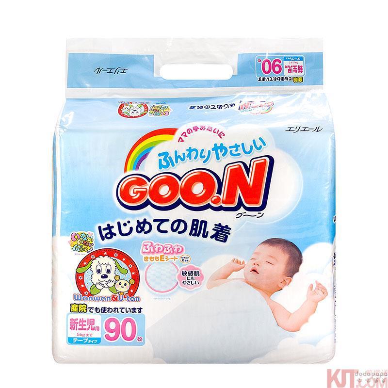 【嘟嘟爸爸】日本GOO.N 大王纸尿裤NB90
