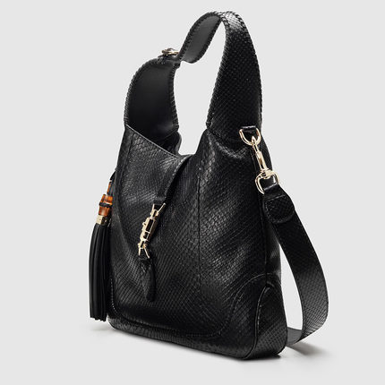 Gucci/古奇gucci女包15新款中号蟒蛇皮单肩包246907 ED17G 1000 Gucci/古奇gucci女包15新款中号蟒蛇皮单肩包246907 ED17G 1000