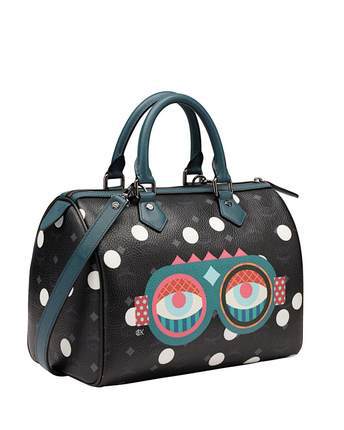 美国直邮MCM N2996S 女印花休闲手提单肩包包邮 美国直邮MCM N2996S 女印花休闲手提单肩包包邮