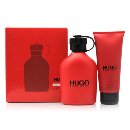 Hugo Boss/博斯 狂热极度深红男士香水150ml+沐浴露100ml礼盒套装