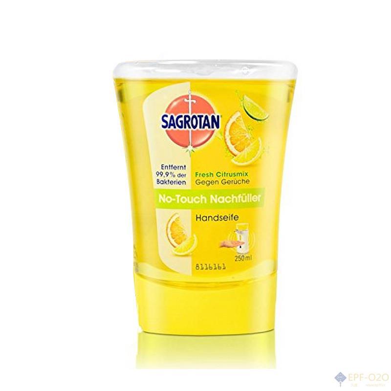 SAGROTAN滴露 柑橘味洗手液 无触碰式包装 可重复添加 SAGROTAN滴露 柑橘味洗手液 无触碰式包装 可重复添加