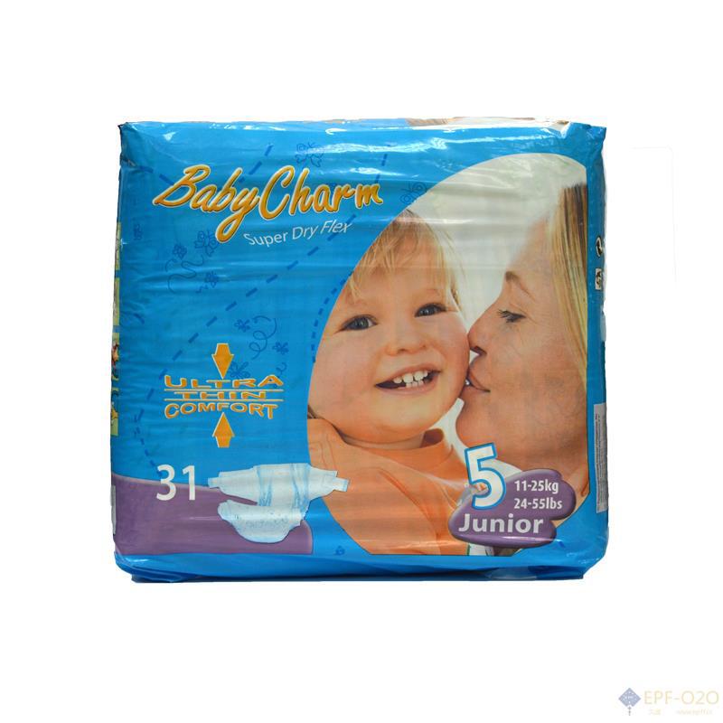 Baby Charm 超干爽纸尿裤 5中号 31片/包