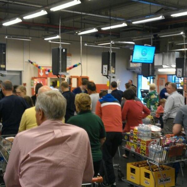 Photo taken at Colruyt by Bram V. on 7/20/2012