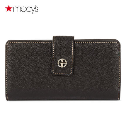 Macy's女士真皮手拿包多功能夹层卡包钱包GianiBernini261681883