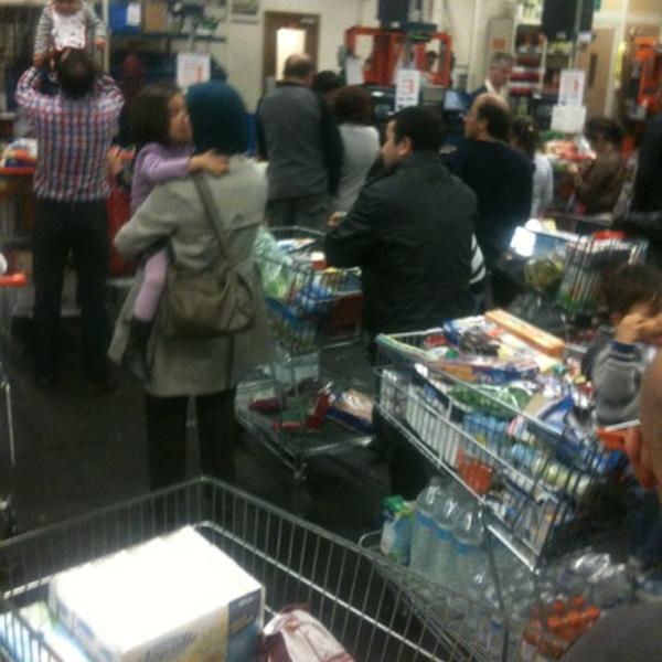 Photo taken at Colruyt by Laurent S. on 8/31/2012