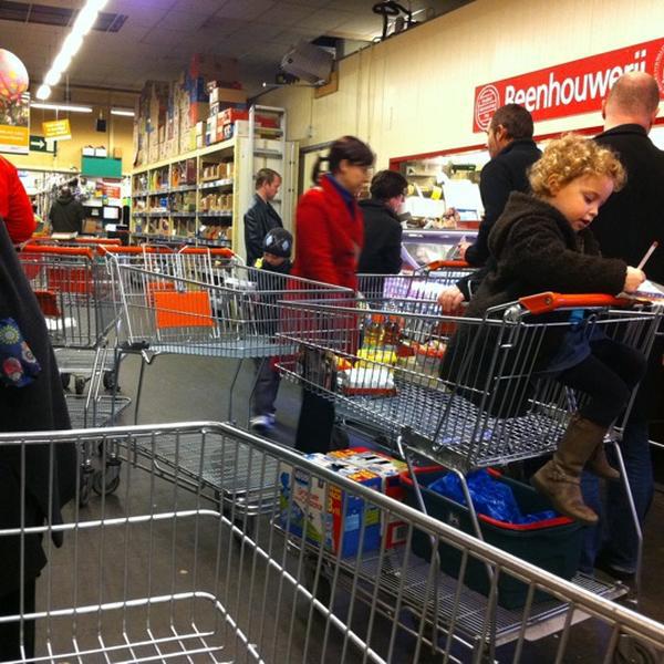 Photo taken at Colruyt by David D. on 3/12/2011