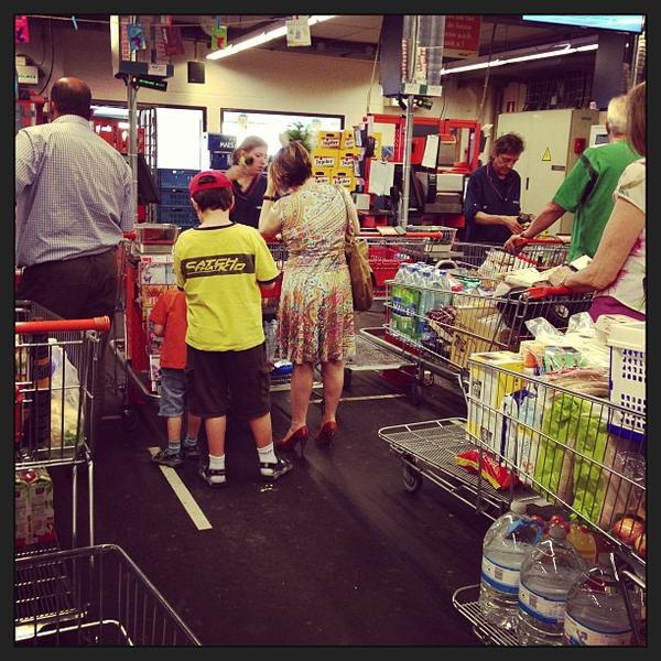 Photo taken at Colruyt by Gregory v. on 6/8/2013