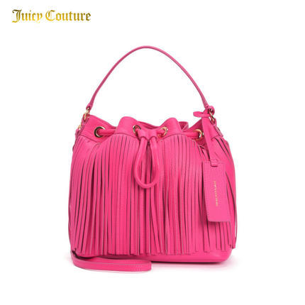 Juicy Couture/橘滋 新品甜美流苏抽绳包女士手提包 女WHB289 Juicy Couture/橘滋 新品甜美流苏抽绳包女士手提包 女WHB289