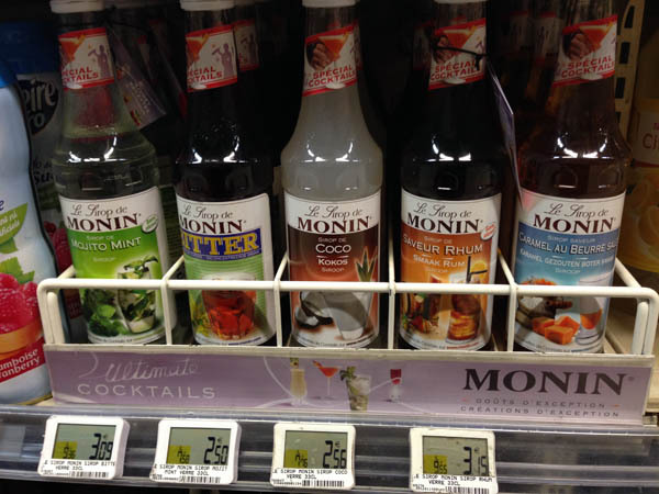 monin椰子浓缩汁