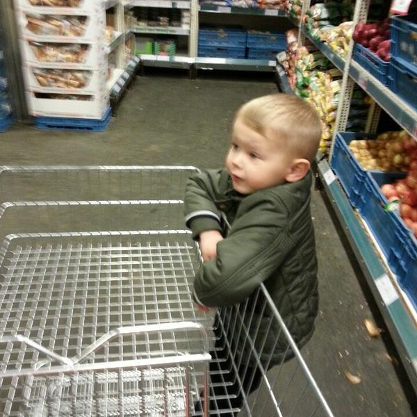 Photo taken at Colruyt by Tara C. on 4/8/2013