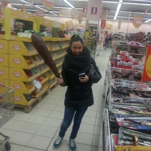 Photo taken at Auchan by Gloria B. on 1/20/2013