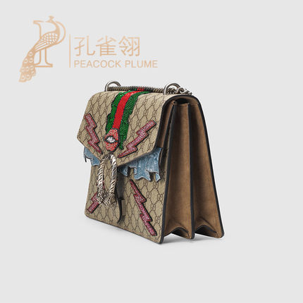 Gucci/古奇gucci女包16春款刺绣贴花单肩手提包400235 KWZYN 8700 Gucci/古奇gucci女包16春款刺绣贴花单肩手提包400235 KWZYN 8700