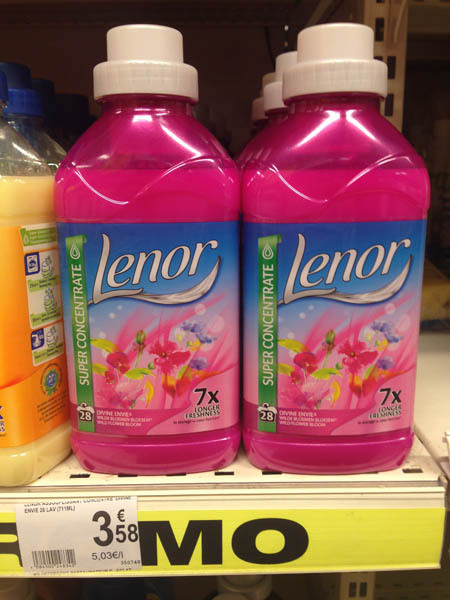 法国进口衣物护理剂-lenor衣物柔顺剂 衣物护理剂