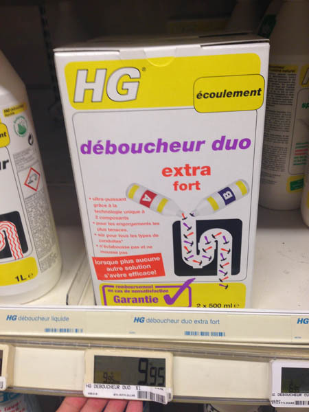 法国进口管道疏通剂-HG管道疏通液(混合) 法国进口管道疏通剂-HG管道疏通液(混合)