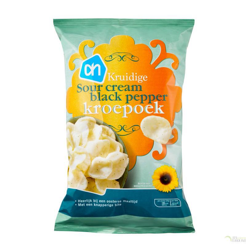 荷兰AH超市专供黑胡椒虾片