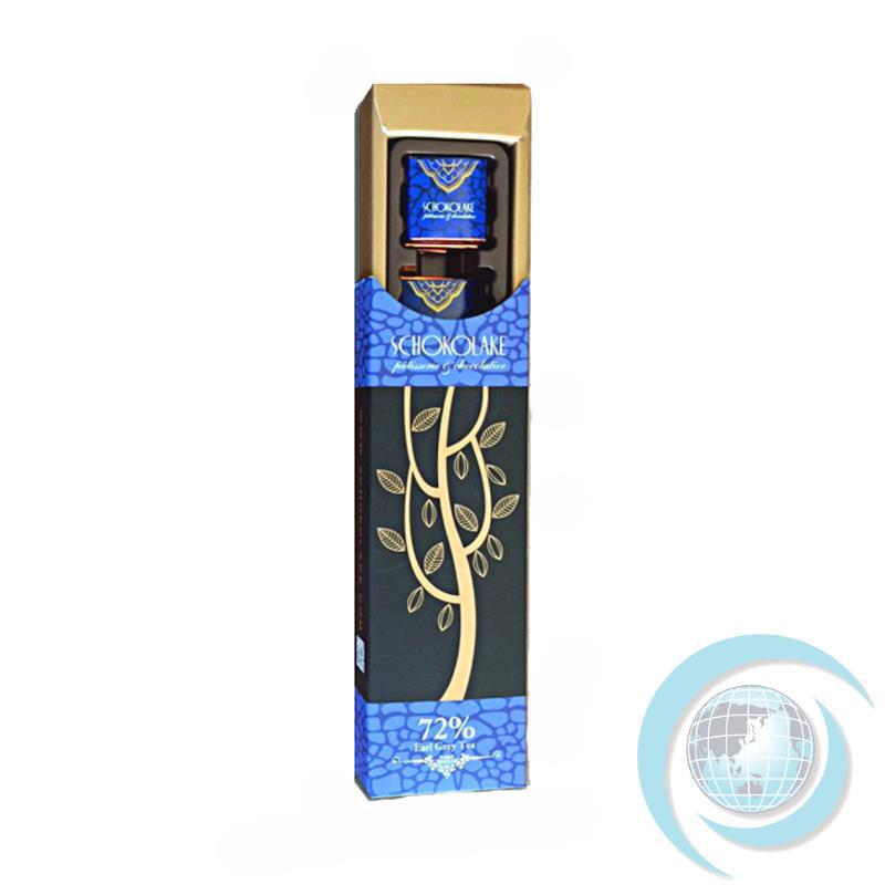 SCHOKOLAKE 巧克力云庄 厄瓜多尔庄园精选 百分之72 伯爵巧克力薄片(12入)
