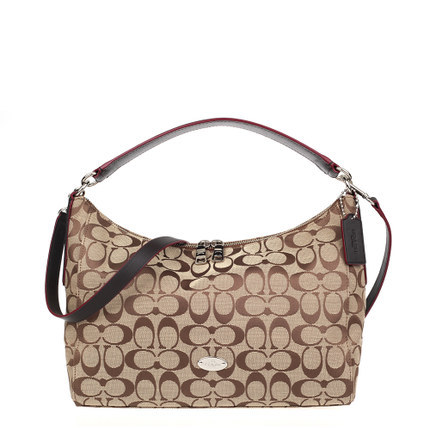 COACH/蔻驰新款正品女包 帆布单肩斜挎新月包 36716 COACH/蔻驰新款正品女包 帆布单肩斜挎新月包 36716