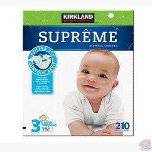 美国进口M号纸尿裤-kirkland柯克兰 纸尿裤3号(M)210片/盒 美国进口M号纸尿裤-kirkland柯克兰 纸尿裤3号(M)210片/盒
