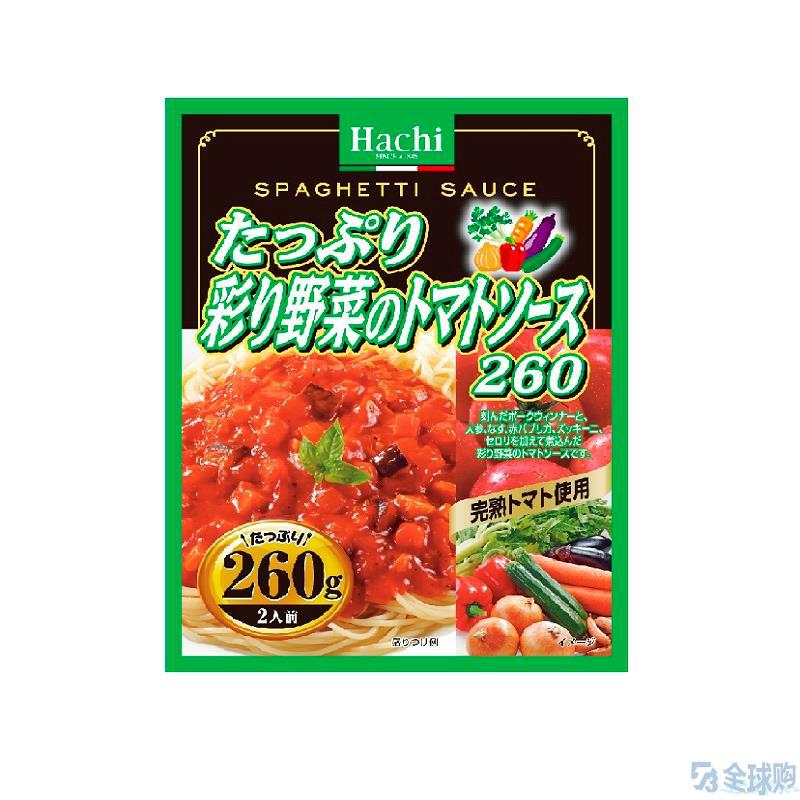 哈奇食品 Hachi 五彩蔬菜西红柿沙司意面酱 2/包