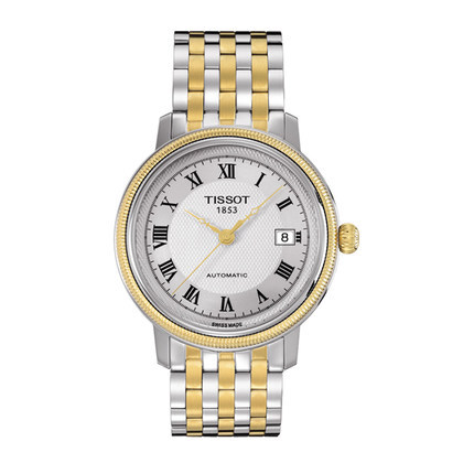 全球联保 天梭Tissot 港湾机械间金钢带男表T045.407.22.033.00