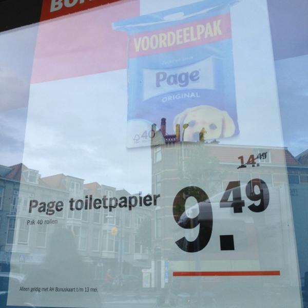 Photo taken at Albert Heijn by Sabrina H. on 5/10/2012