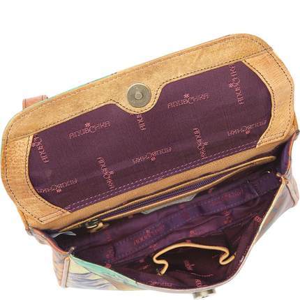 美国直邮 Anuschka CT39-273087 女斜挎包小号花朵图案包邮