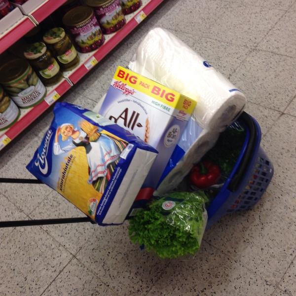 Photo taken at S-market by Roosa A. on 10/2/2014-西南芬兰区图尔库龙骨路2 Photo taken at S-market by Roosa A. on 10/2/2014