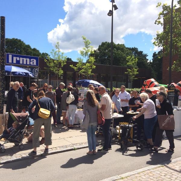 Photo taken at Irma Ordrupvej by Roman K. on 6/14/2014