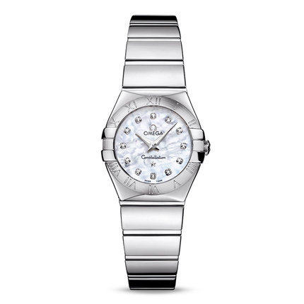 全球联保 欧米茄星座系列手表石英女士腕表123.10.24.60.55.002