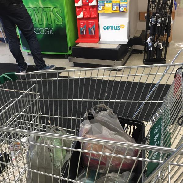 Photo taken at Woolworths by Chi N. on 1/29/2015