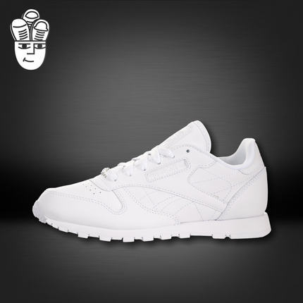 Reebok Classic Leather 锐步男女GS复古跑鞋 全皮质运动休闲鞋 Reebok Classic Leather 锐步男女GS复古跑鞋 全皮质运动休闲鞋