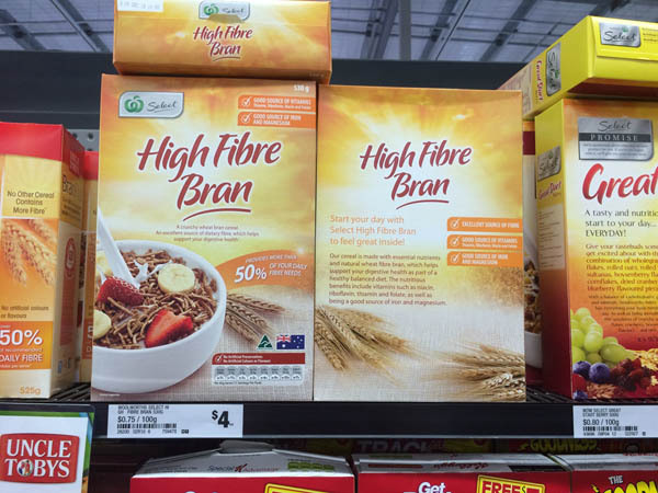 澳大利亚进口高纤维麸皮-Woolworths Selec高纤维麸皮530g