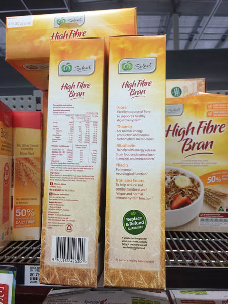 澳大利亚进口高纤维麸皮-Woolworths Selec高纤维麸皮530g 澳大利亚进口高纤维麸皮-Woolworths Selec高纤维麸皮530g