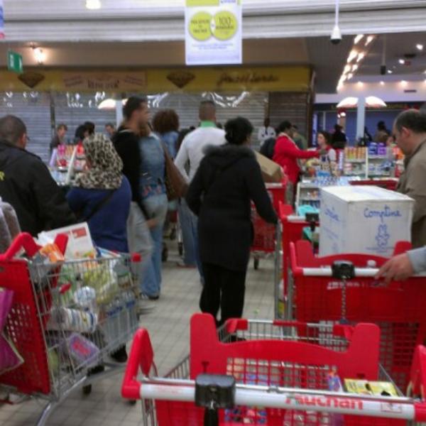 Photo taken at Auchan by Saidou M. on 6/9/2012