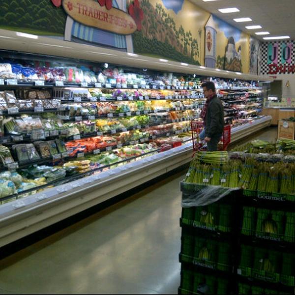 Photo taken at Trader Joe's by Stuart H. on 4/15/2013-美国加利福尼亚州洛杉矶藤街1600 Photo taken at Trader Joe's by Stuart H. on 4/15/2013