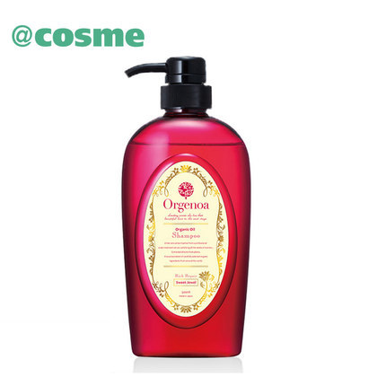 【跨境转运】cosme大赏orgenoa精油无硅洗发水500ml受损发质红