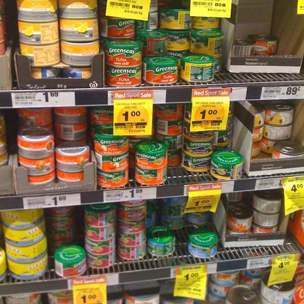 Photo taken at Woolworths by Tengu T. on 4/27/2012