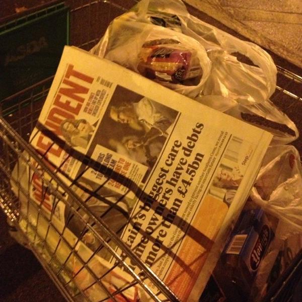 Photo taken at Asda by Lidia C. on 11/5/2012