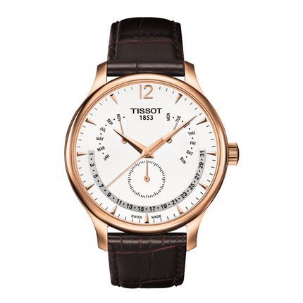 香港直邮 TISSOT天梭俊雅石英皮带男表T063.637.36.037.00