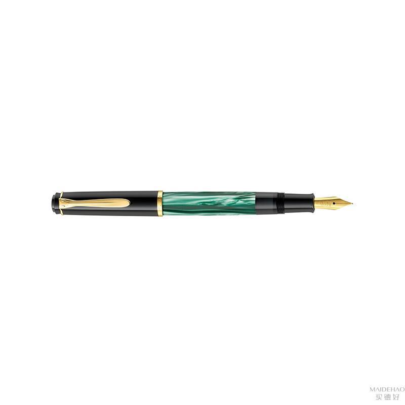 德国百利金Pelikan 24K镀金笔尖M200 翡翠色 F尖