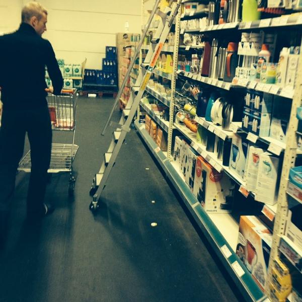 Photo taken at Colruyt by Yasmine P. on 11/13/2013