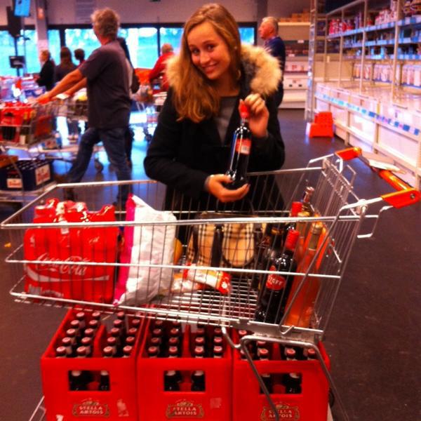 Photo taken at Colruyt by Chloé D. on 10/10/2014