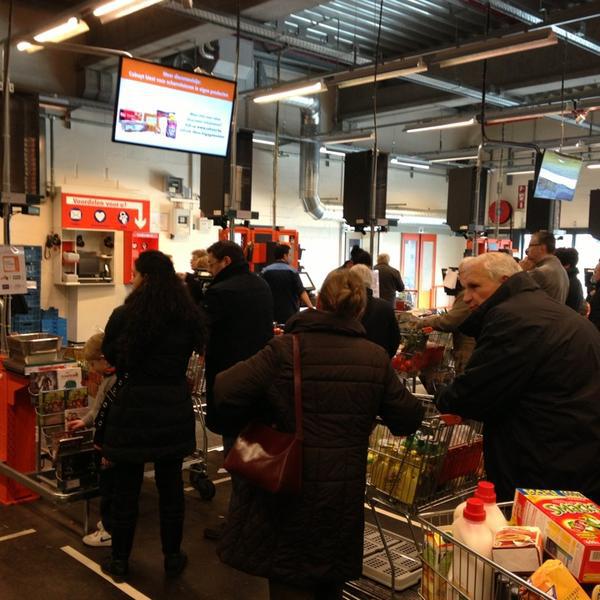 Photo taken at Colruyt by Thomas A. on 3/16/2013