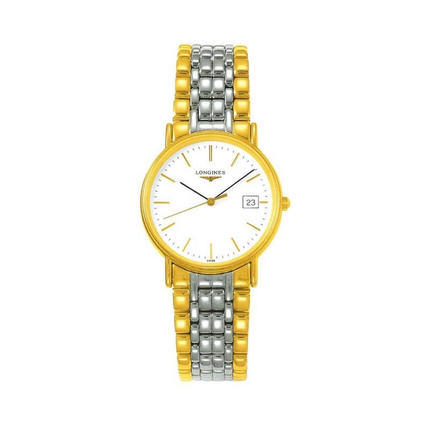 瑞士手表 浪琴Longines瑰丽系列手表男表石英表 L4.720.2.12.7