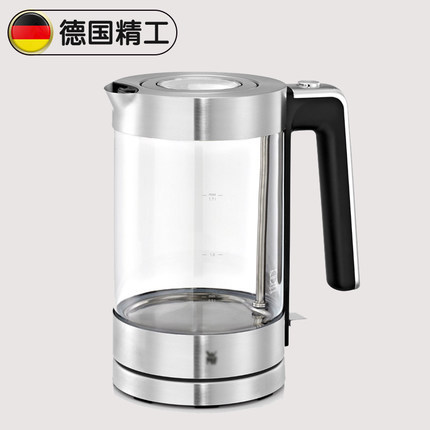 德国原装福腾宝WMF 0413150011 Lono电热水壶防烫1.7升烧水壶