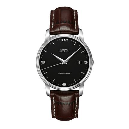 瑞士手表 美度mido贝伦赛丽手表男表机械表 M010.408.16.051.10